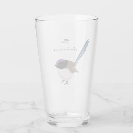 Fairy Wren Glas (Rückseite)