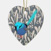 Fairy Wren Keramik Ornament (Links)