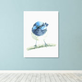 Fairy Wren Leinwanddruck (Insitu (Holzboden))