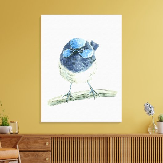 Fairy Wren Leinwanddruck (Insitu (Wohnzimmer))