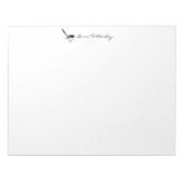 Fairy Wren Notizblock (Vorderseite)