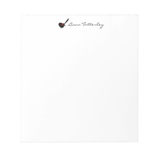 Fairy Wren Notizblock (Vorderseite)
