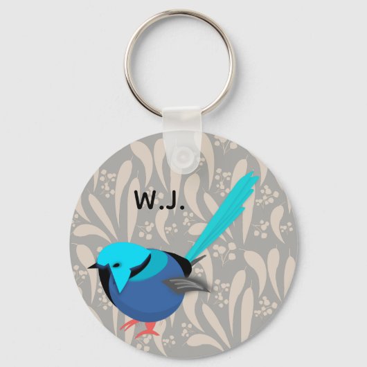 Fairy Wren Schlüsselanhänger (Vorderseite)