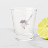 Fairy Wren Schnapsglas (Rückseite)