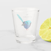 Fairy Wren Schnapsglas (Rückseite)