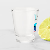 Fairy Wren Schnapsglas (Links)