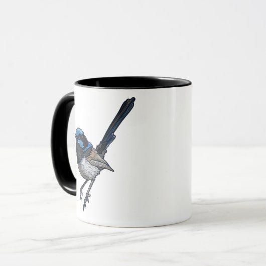 Fairy Wren Tasse (Vorderseite Links)