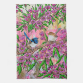 Fairy Wren Tea Towel Geschirrtuch (Vertikal)