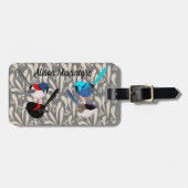 Fairy Wrens Gepäckanhänger (Vorderseite horizontal)