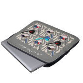 Fairy Wrens Laptopschutzhülle (Vorne Knopf)