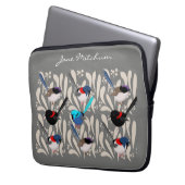 Fairy Wrens Laptopschutzhülle (Vorderseite Links)