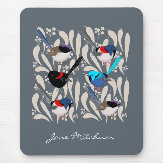 Fairy Wrens Mousepad (Vorne)