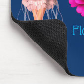 Fairy Zinnia Blume Gottes Lächeln Inspiration Mousepad (Ecke)