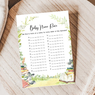 Fairybook Neues Kapitel Baby Shower Namens-Rennen