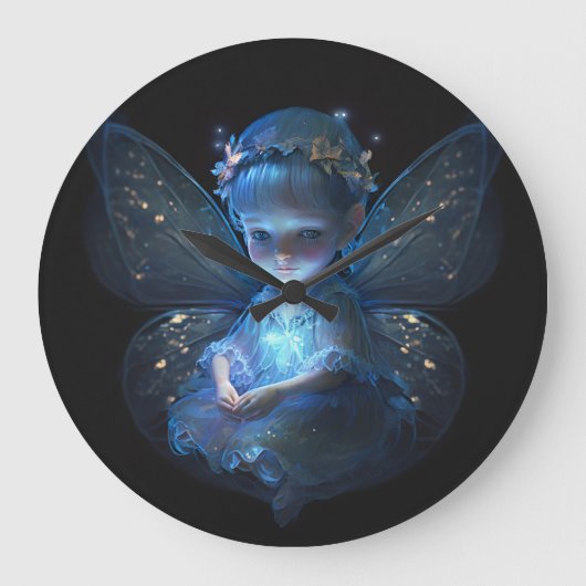 Fairychild Große Wanduhr (Vorderseite)