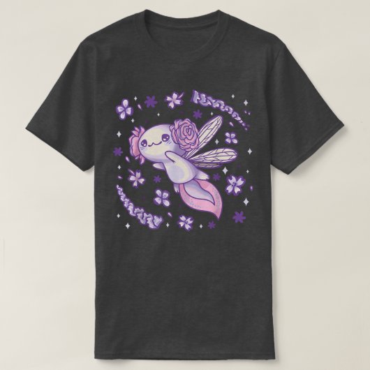Fairycore Aesthetic Kawaii Aolotl T-Shirt (Design vorne)
