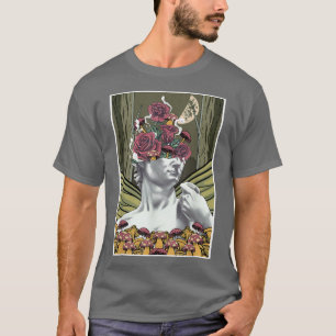 Fairycore Ästhetik David von Michelangelo Rose Mu T-Shirt