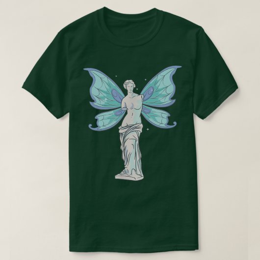 Fairycore Ästhetik Fairy Venus De Milo Statue Fee T-Shirt (Design vorne)