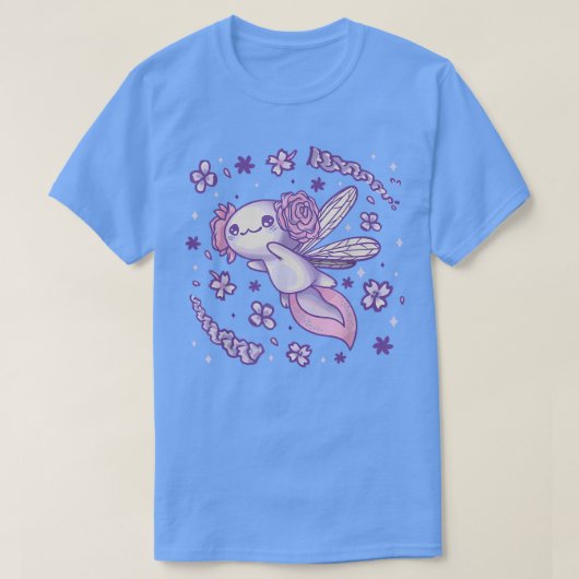 Fairycore Ästhetik Kawaii Aolotl Fairy T-Shirt (Design vorne)