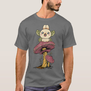 Fairycore Ästhetik Kawaii Fairy Bunny Rabbit auf T-Shirt
