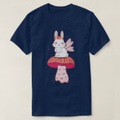 Fairycore ästhetische Cotattecore Fairy Bunny Mush T-Shirt (Design vorne)
