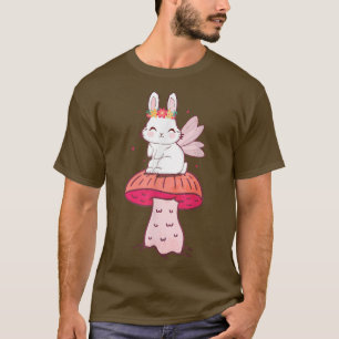 Fairycore ästhetische Cotattecore Fairy Bunny Mush T-Shirt