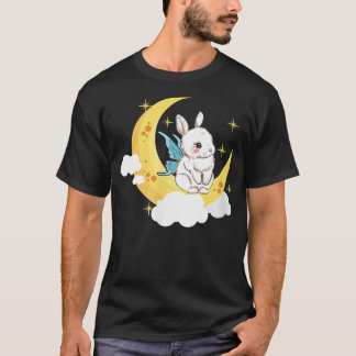 Fairycore ästhetische Fairy Bunny Kanbit auf einer T-Shirt