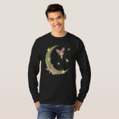 Fairycore Ästhetische Fairy Core Grunge Crescent M T-Shirt (Vorne ganz)