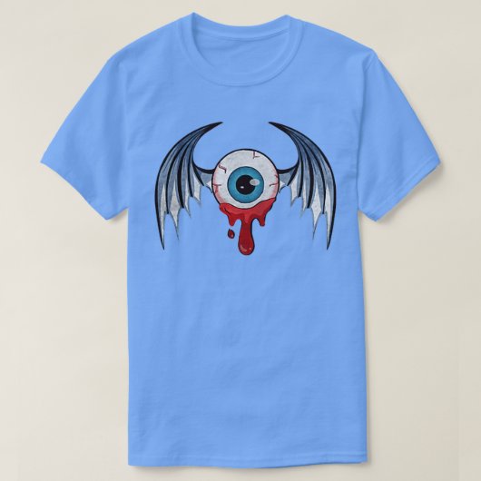 Fairycore Ästhetische Fairy Eyeball Blood Tropfen  T-Shirt (Design vorne)