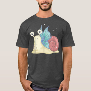 Fairycore Ästhetische Niedliche Fairy Snail Slug F T-Shirt