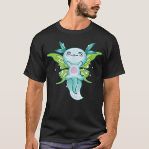 Fairycore Ästhetische Niedliche kawaii Fairy Axolo T-Shirt
