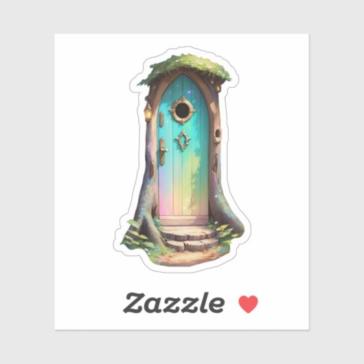 Fairycore Fairy Door Aufkleber (Blatt)