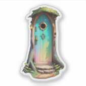 Fairycore Fairy Door Aufkleber (Vorderseite)