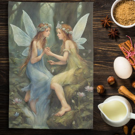 Fairycore Fairy woodland Cotattecore Magie Geschirrtuch