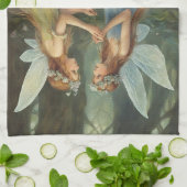 Fairycore Fairy woodland Cotattecore Magie Geschirrtuch (Gefaltet)