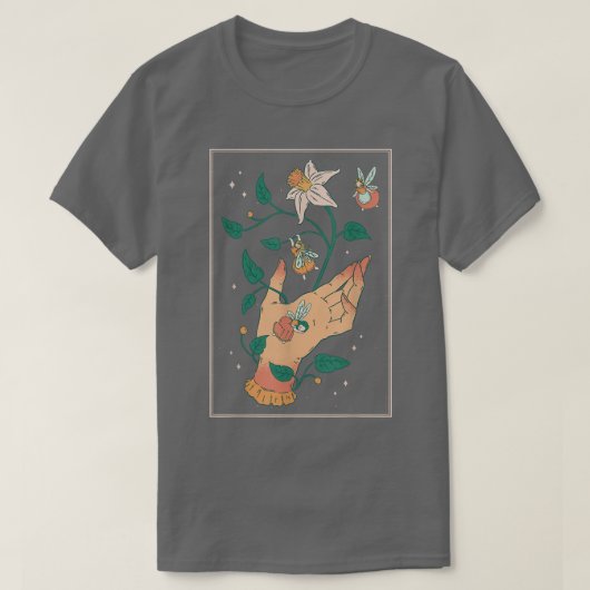 Fairycore Fairywave Fairywave Fairy Fantasy Gr T-Shirt (Design vorne)