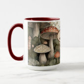 Fairycore Mushroom Goblincore Dekorgeschenk Tasse (Links)