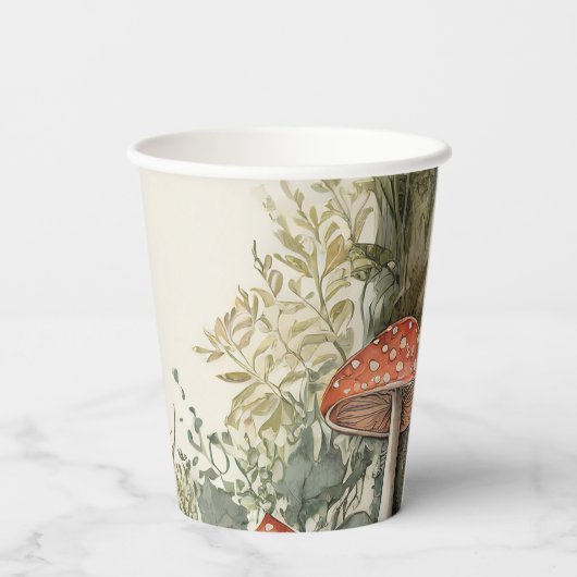 FAIRYCORE Mushrooms Goblincore Custom Party Pappbecher (Rückseite)