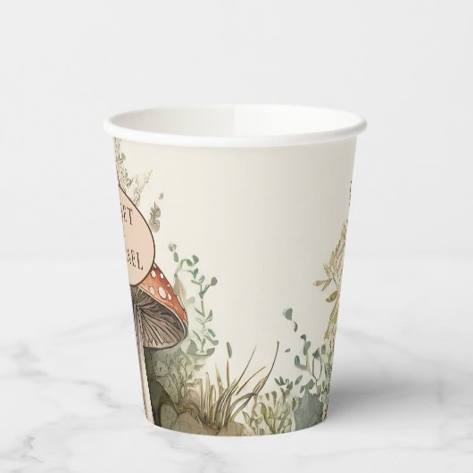 FAIRYCORE Mushrooms Goblincore Custom Party Pappbecher (Links)