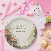 FAIRYCORE Mushrooms Goblincore Custom Party Pappteller (Party)