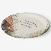 FAIRYCORE Mushrooms Goblincore Custom Party Pappteller (Schrägansicht)