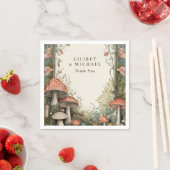 FAIRYCORE Mushrooms Goblincore Custom Party Serviette (Beispiel)