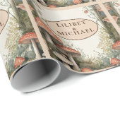 FAIRYCORE Mushrooms Goblincore Kundenspezifische G Geschenkpapier (Rolleneckpunkt)