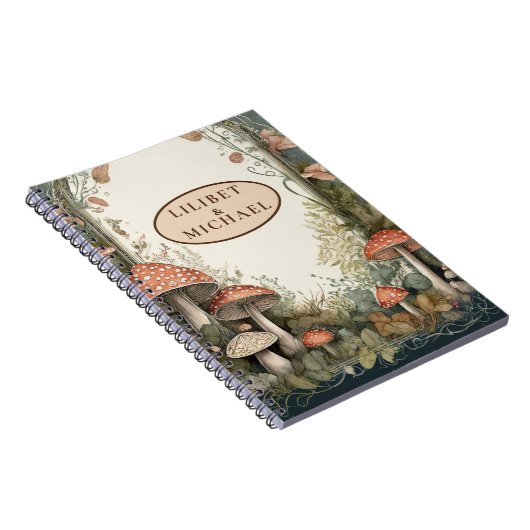 FAIRYCORE Mushrooms Goblincore Kundenspezifische G Notizblock (Rechte Seite)