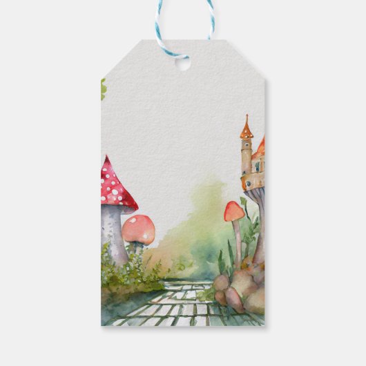 FAIRYCORE Princess Fairytale Castelgrande Geschenkanhänger (Rückseite)