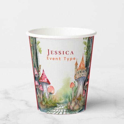 FAIRYCORE Princess Fairytale Castelgrande Pappbecher (Vorderseite)