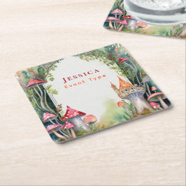 FAIRYCORE Princess Fairytale Castelgrande Rechteckiger Pappuntersetzer