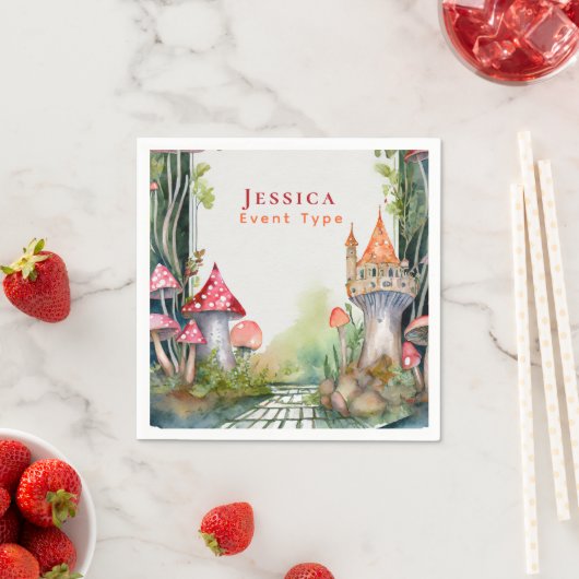 FAIRYCORE Princess Fairytale Castelgrande Serviette (Beispiel)