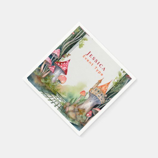 FAIRYCORE Princess Fairytale Castelgrande Serviette (Ecke)