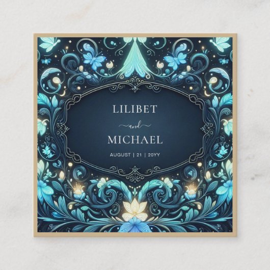 Fairycore Save the Date Fairytale Glow Up Fairy Begleitkarte (Vorderseite)